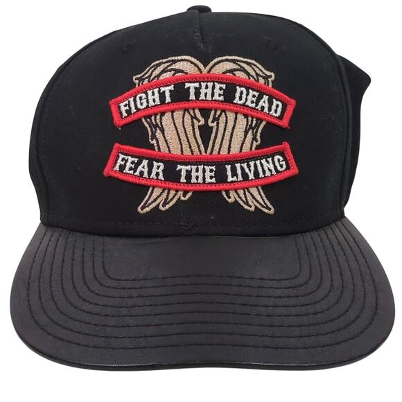 Walking Dead Hat Cap Fight The Dead Fear The Living Mens Embroidered Logo - Picture 1 of 5